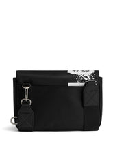 logo print messenger bag